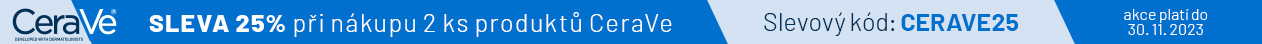 Cerave sleva 25%
