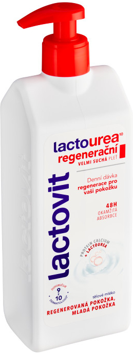 Lactovit LACTOUREA Tělové mléko regenerační 400 ml