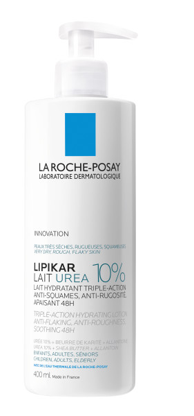 LA ROCHE-POSAY Lipikar Lait Urea 10% Hydratační tělové mléko 400 ml