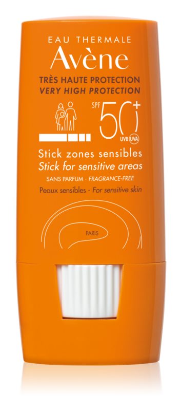 AVENE Sun tyčinka na citlivá místa SPF 50+ - Stick zones sensibles 8 g