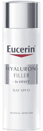 EUCERIN Hyaluron-Filler Denní krém s 3x Effect a SPF15 50 ml