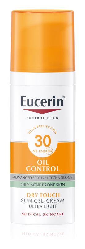 Eucerin Ochranný krémový gel na opalování na obličej Oil Control SPF 30 50ml