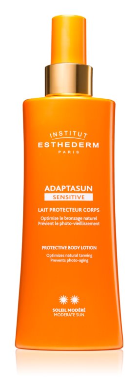 Institut Esthederm Adaptasun Sensitive Protective Body Lotion ochranné opalovací mléko se střední UV ochranou 200 ml