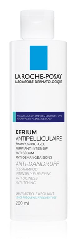 La Roche-Posay Kerium šampon proti mastným lupům 200 ml