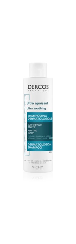 Vichy Dercos Ultra Soothing zklidňující šampon pro normální až mastné vlasy 200 ml