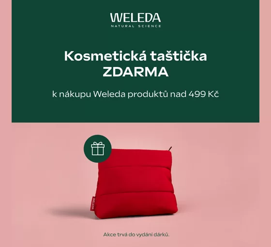 Weleda nad 499 Kč taštička zdarma