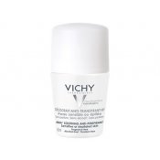 Vichy Deodorant-Antiperspirant 48h roll-on pro citlivou nebo depilovanou pokožku (Soothing Anti-Perspirant) 50 ml