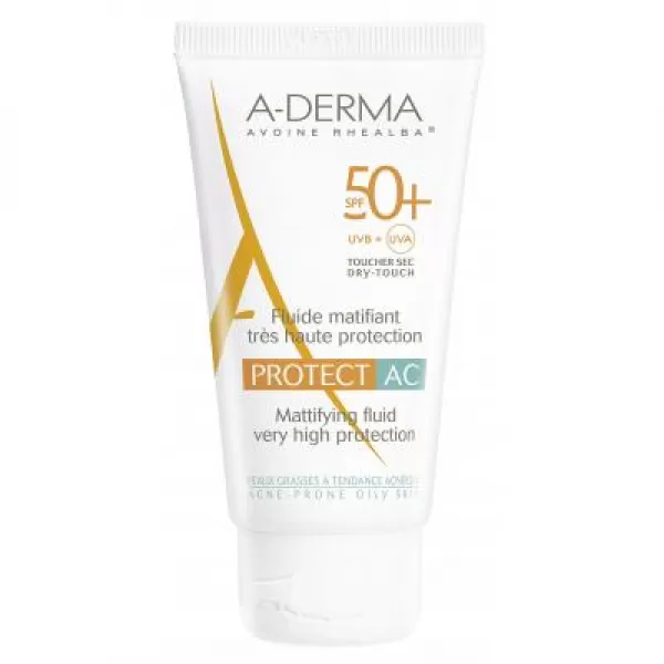 A-DERMA Protect AC Zmatňující fluid SPF 50+ 40 ml