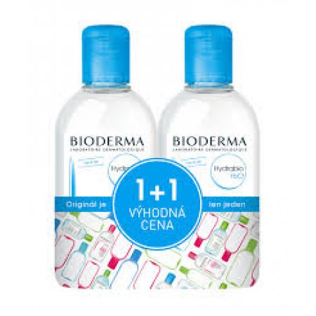 Bioderma Hydrabio H2O micelární voda 2 x 500 ml dárková sada