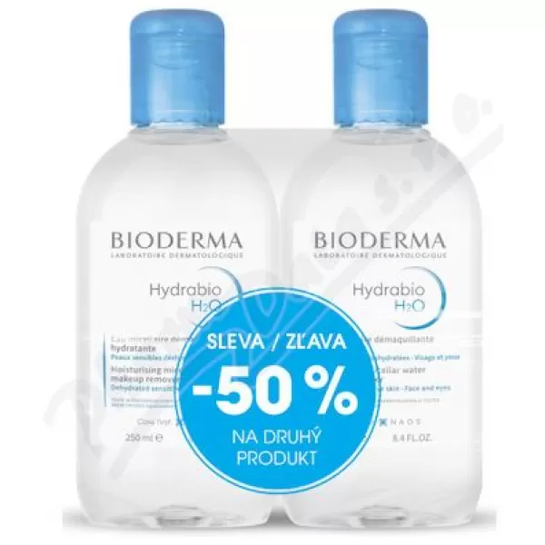 BIODERMA Hydrabio H2O 250 ml 1+1 ZDARMA