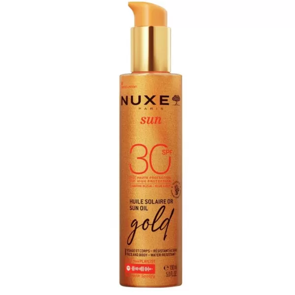 Nuxe Sun Huile Solaire Or Sun Oil Gold SPF30