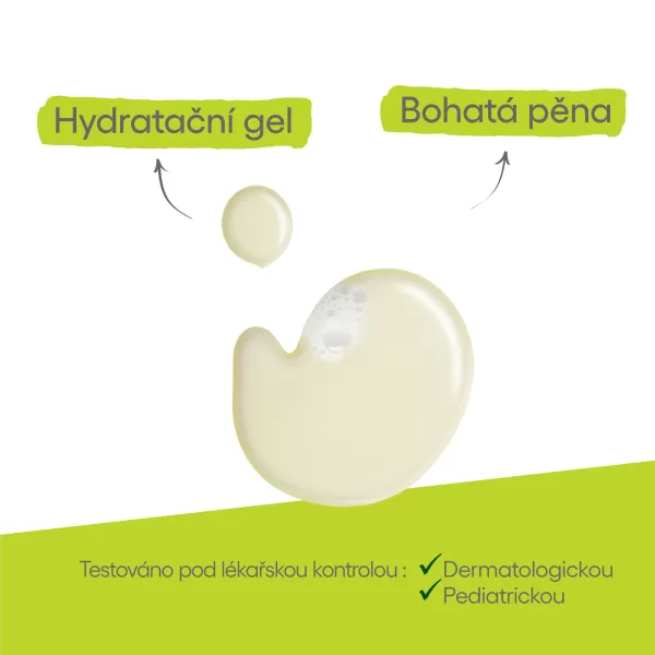 A-DERMA Exomega Control Zvláčňující pěnivý gel - Gel moussant doucer 200 ml