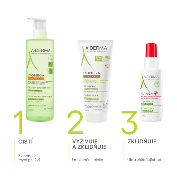 A-DERMA EXOMEGA CONTROL emolienční mléko 400 ml