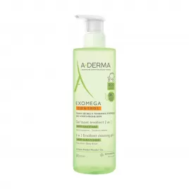 A-DERMA Exomega Control Zvláčňující mycí gel 2v1 500 ml