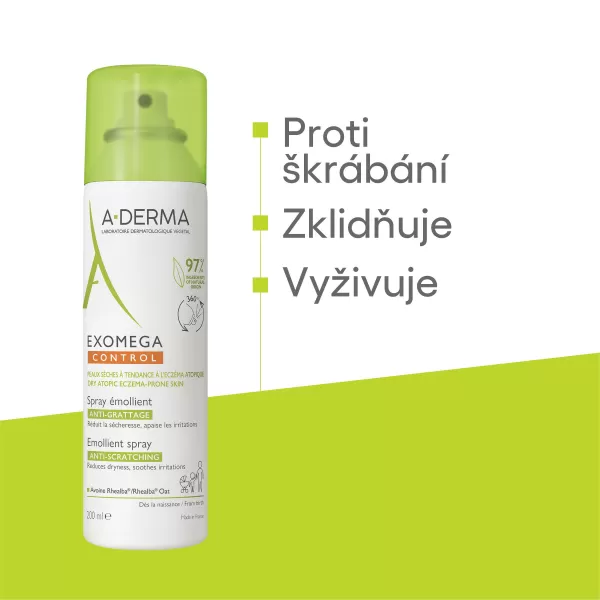 A-Derma Exomega CONTROL emolienční sprej 200 ml