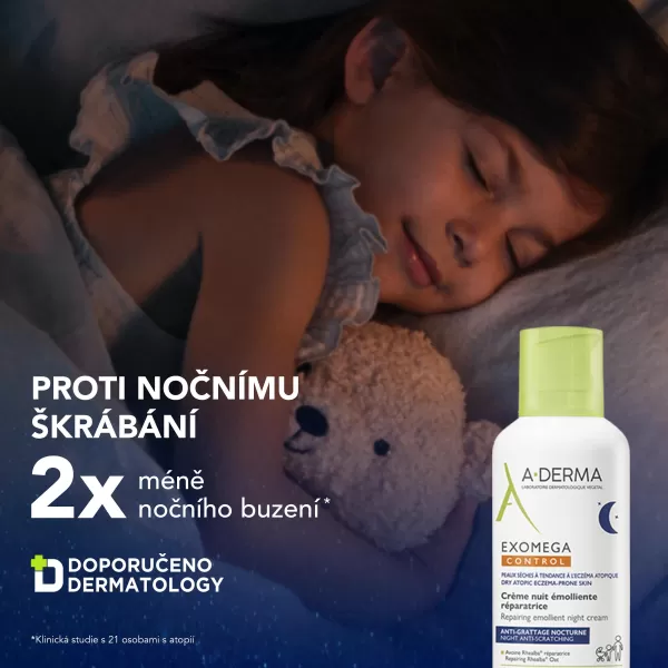 A-Derma Exomega Control Regenerační emolienční noční krém 400 ml
