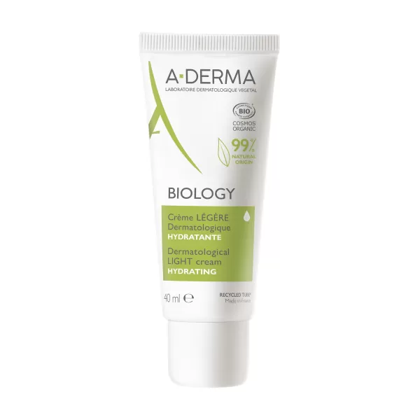 A-Derma BIOLOGY lehký hydratační krém 40 ml