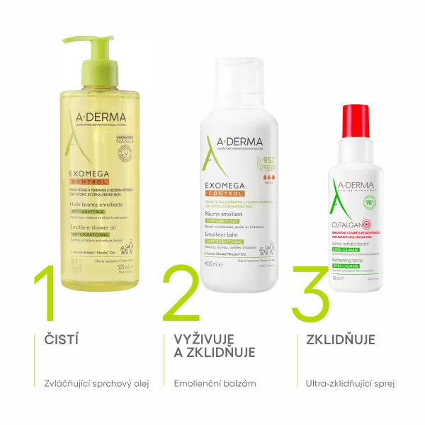 A-DERMA EXOMEGA CONTROL Emolienční balzám 400 ml