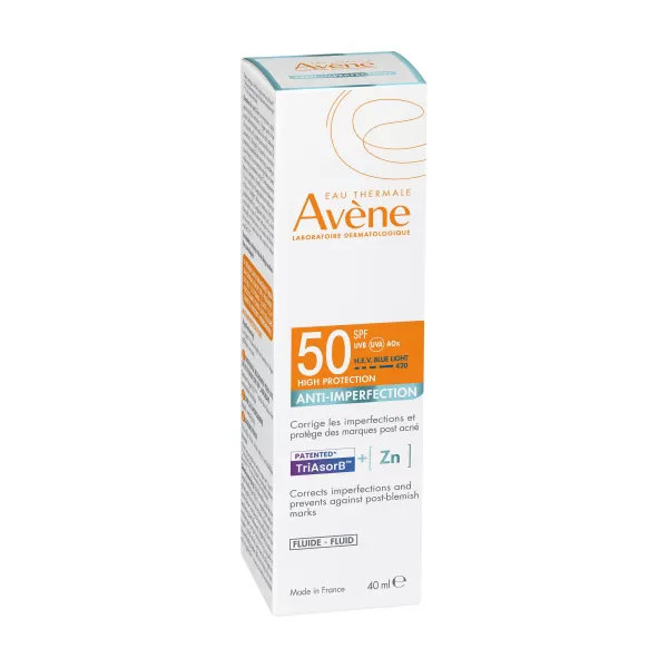AVENE Fluid proti nedokonalostem pleti SPF50 40ml