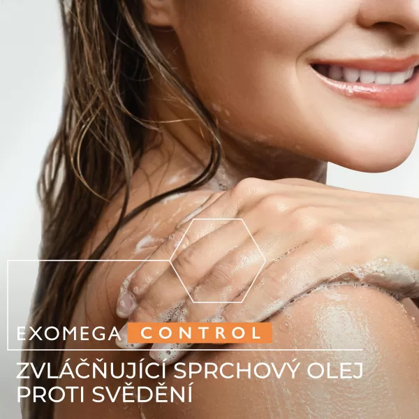 A-Derma Exomega Huile sprchový čistící olej náplň 500 ml