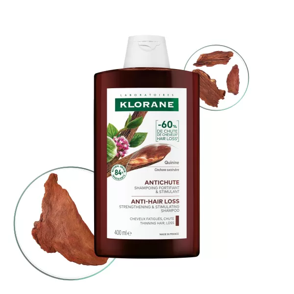 KLORANE šampon Chinin & Bio Protěž Alpská posilující šampon proti vypadávání vlasů 400 ml
