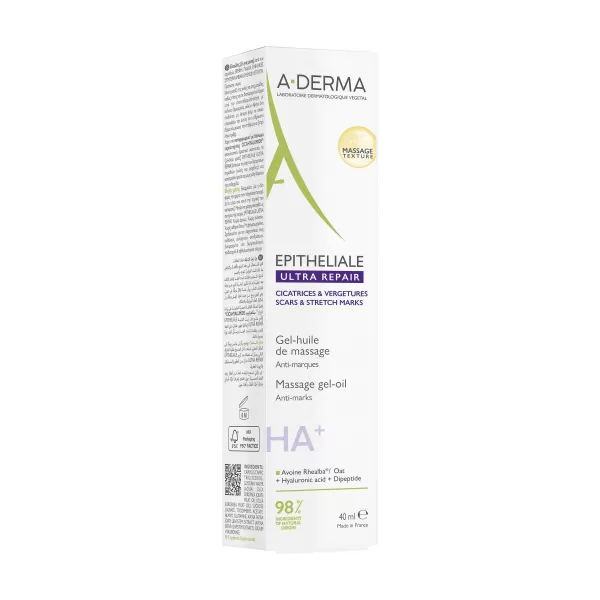 A-DERMA Epitheliale A.H. Massage Gel-Oil - Masážní gelový olej 40 ml