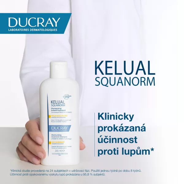 DUCRAY Kelual Squanorm Šampon hyd.suché lupy 200ml