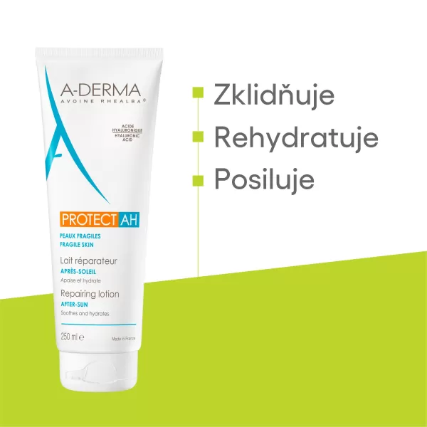 A-DERMA Protect AH Reparační mléko po opalování 250 ml