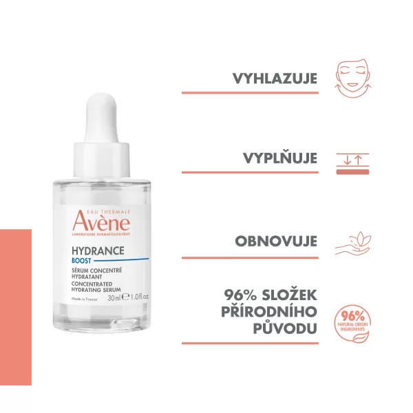 AVENE Hydrance BOOST Koncentrované hydratační sérum 30ml