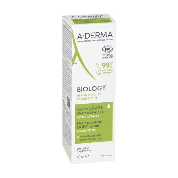 A-Derma BIOLOGY lehký hydratační krém 40 ml