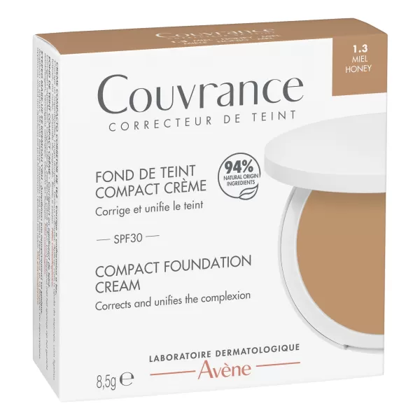 AVENE COUVRANCE Kompaktní krémový make-up SPF 30 - medový odstín