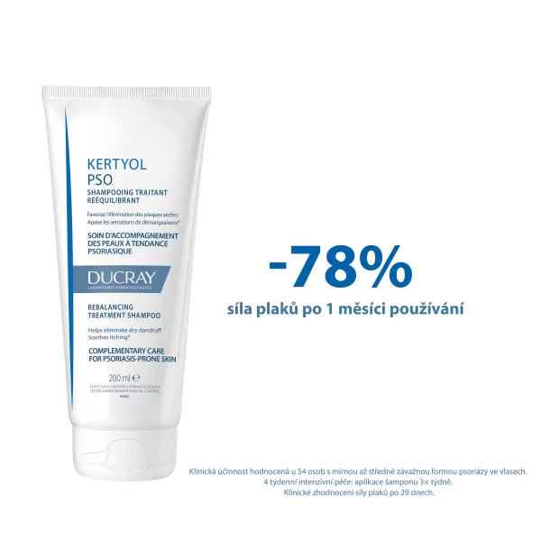 DUCRAY KERTYOL P.S.O. Keratoredukční šampon 200 ml
