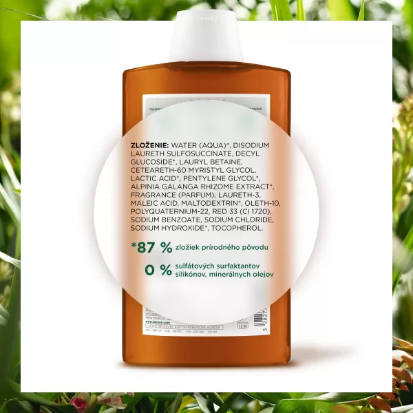 KLORANE Šampon proti lupům s galangalem 200 ml