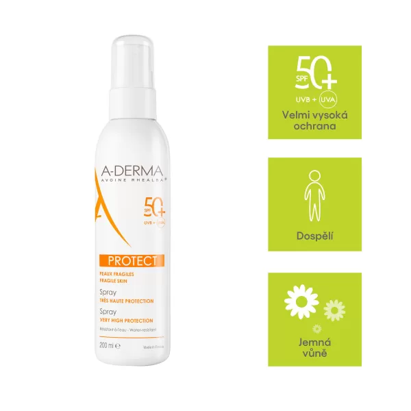A-Derma Protect SPF50+ sprej 200 ml