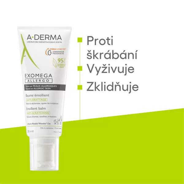A-Derma Exomega ALLERGO emolienční balzám 200 ml