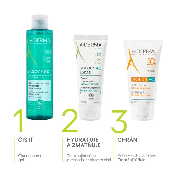A-DERMA BIOLOGY AC Hydra kompenzační krém 40ml