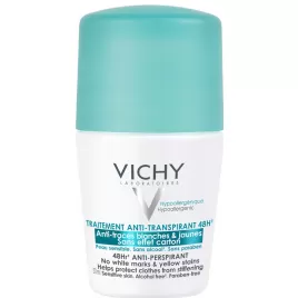 Vichy Deodorant antiperspirant roll-on proti bílým a žlutým skvrnám 50 ml