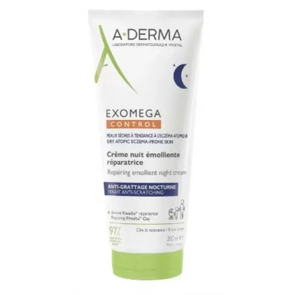 A-Derma Exomega Control Regenerační emolienční noční krém 200 ml