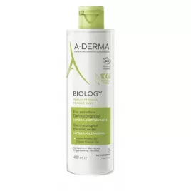 A-Derma BIOLOGY Dermatologická micelární voda HYDRATAČNÍ-ČISTICÍ 400 ml