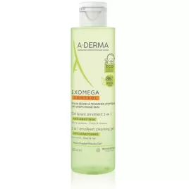 A-DERMA EXOMEGA CONTROL Zvláčňující mycí gel 2v1 200 ml