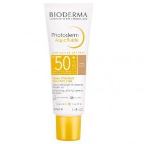 Bioderma Photoderm Aquafluid ochranný tónovaný fluid na obličej SPF 50+ tmavý