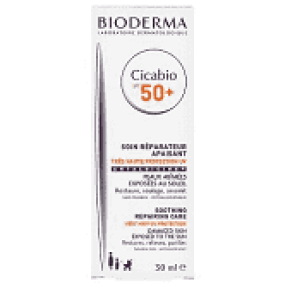 Bioderma Cicabio Zklidňující reparační krém SPF 50+ 30 ml