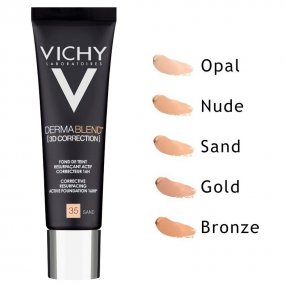 Vichy Dermablend 3D Correction korekční vyhlazující make-up SPF 25 odstín 15 Opal 30 ml