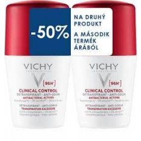 Vichy 96H Detranspirant proti zápachu DUO 2 x 50 ml