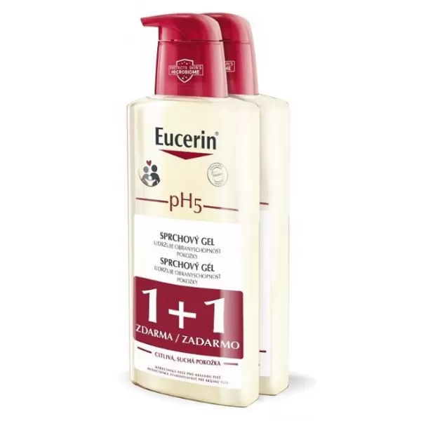 EUCERIN pH5 Sprchový gel 400 ml 1+1