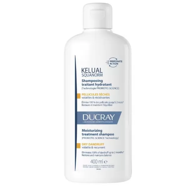 DUCRAY Kelual Squanorm Šampon suché lupy 400ml
