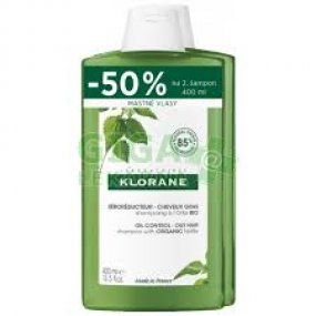 Klorane Bio kopřiva DUO 2x400 ml