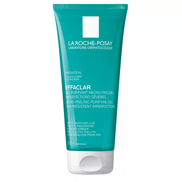 La Roche-Posay Effaclar čisticí peelingový gel pro mastnou a problematickou pleť 200 ml