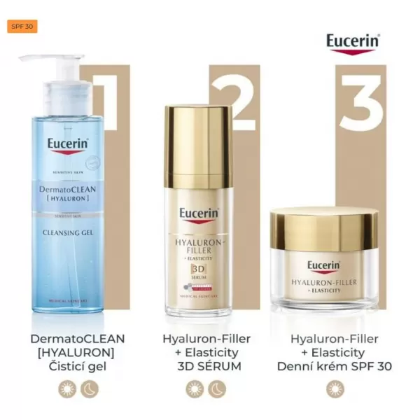 EUCERIN HYALURON-FILLER+ELASTICITY denní krém SPF30 50ml