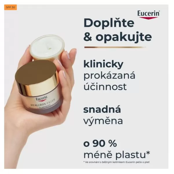 EUCERIN HYALURON-FILLER+ELASTICITY denní krém SPF30 50ml